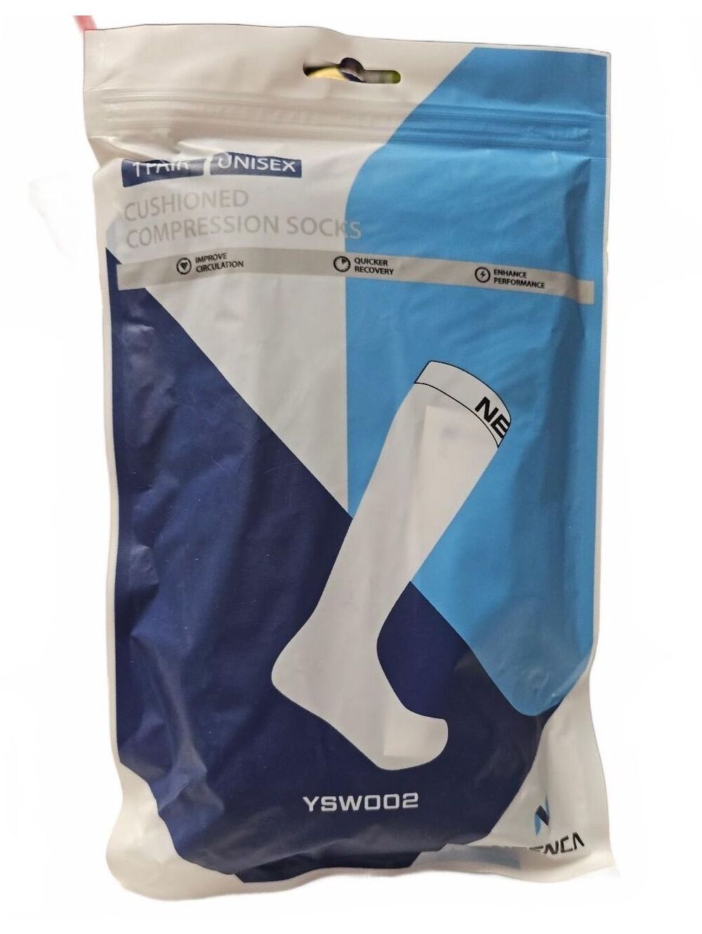 NEENCA Medic Compression Socks Black Blue XXL Unisex Athletic Support 1 Pair NWT